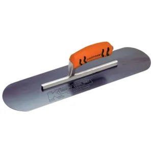 14 in. x 4 in. x 6 in. Blue Steel Short Shank Pool Trowel w-ProForm® Handle