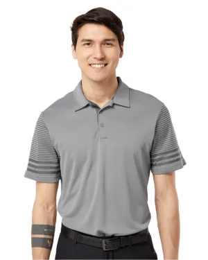 adidas Men's Striped Sleeve Polo