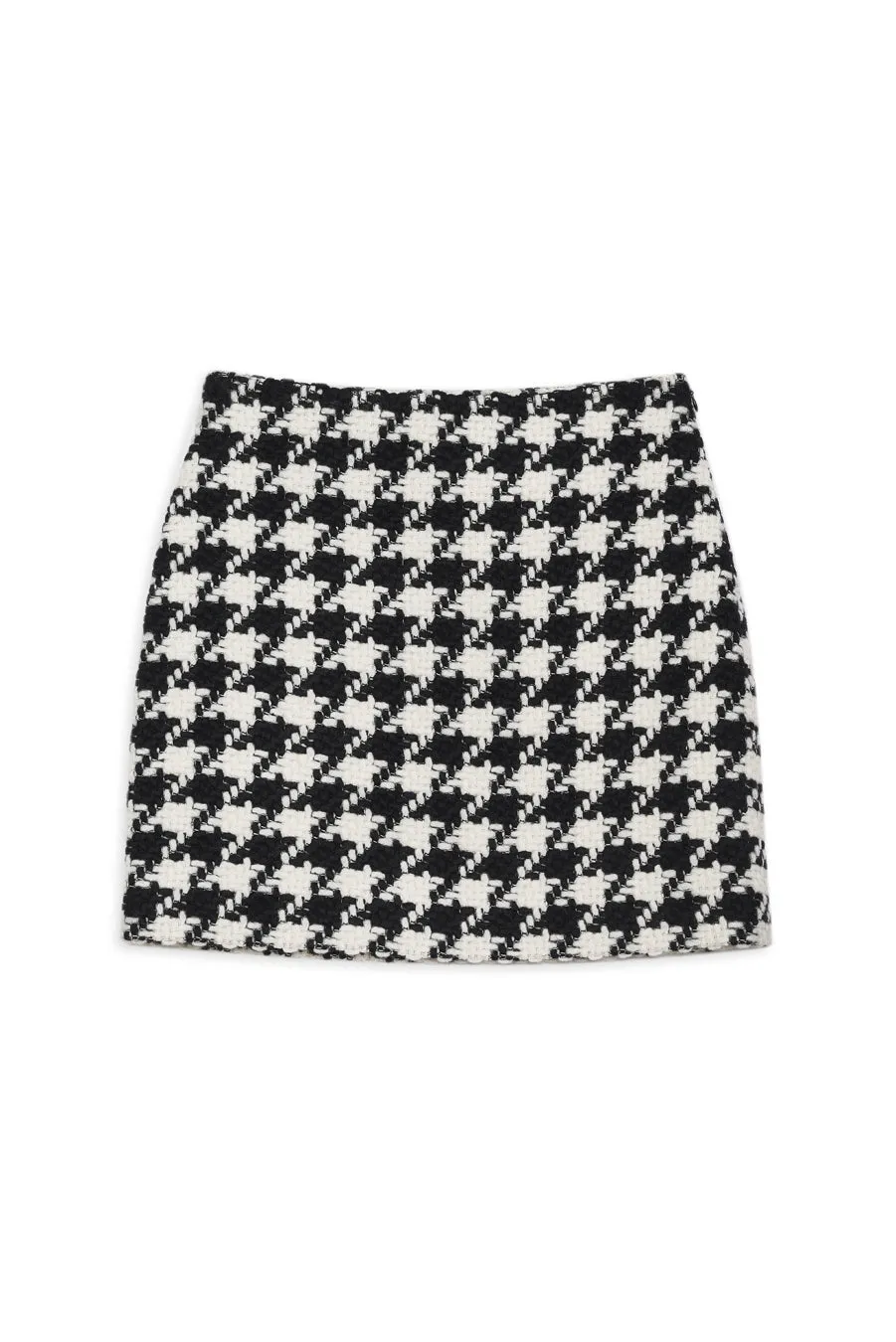 Anine Bing - Ada Skirt in Black & White Houndstooth