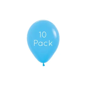 Blue Mini Balloons - 10 Pkt