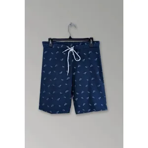 Blue Printed Short