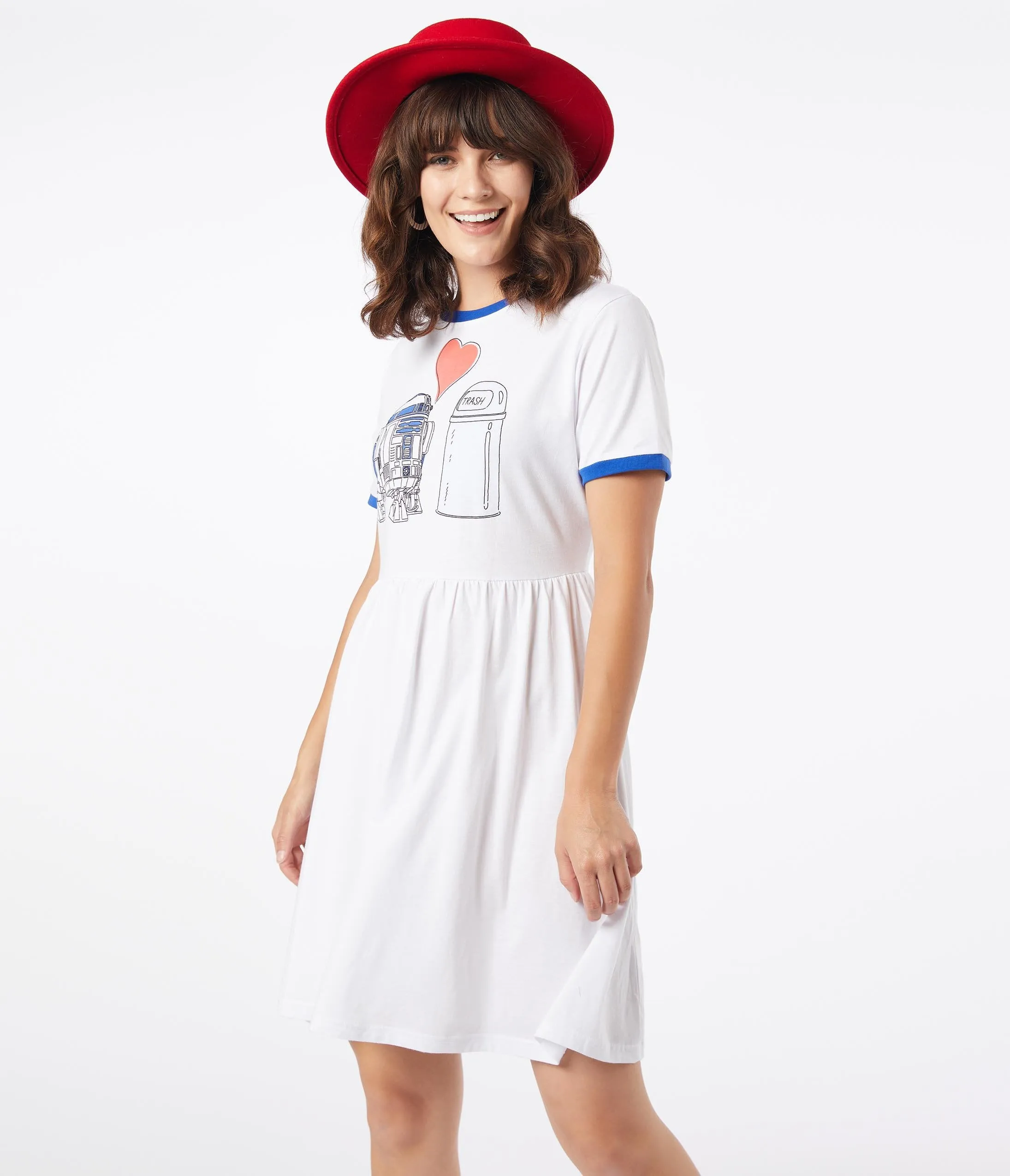 Cakeworthy Star Wars Droid Love Fit & Flare Dress