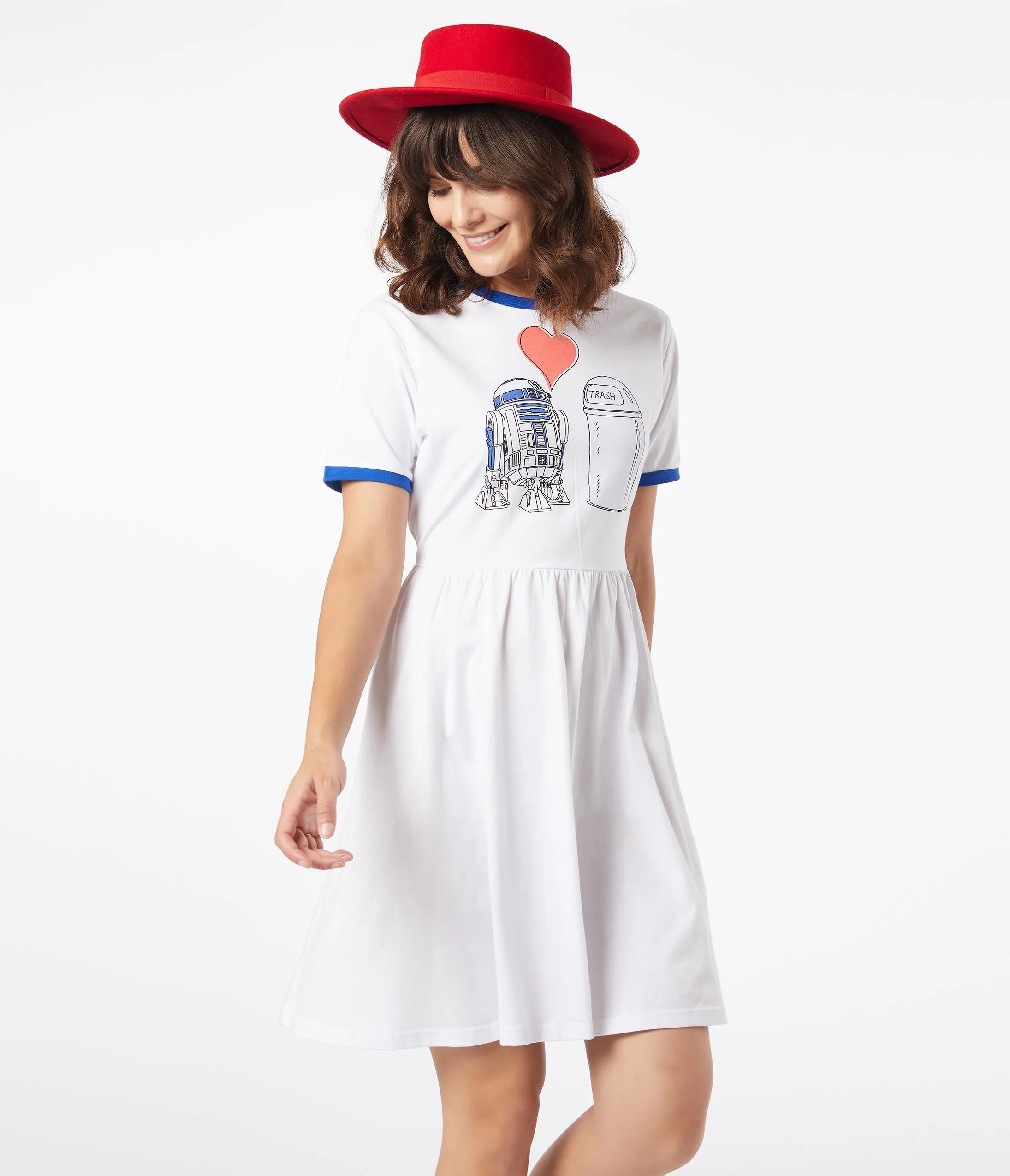 Cakeworthy Star Wars Droid Love Fit & Flare Dress