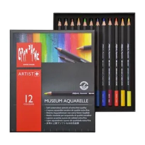 Caran d'Ache Museum Aquarelle Watercolor Pencil Set of 12