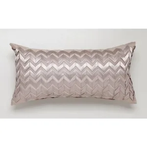 Chevron Latte Long Cushion by Logan & Mason Ultima