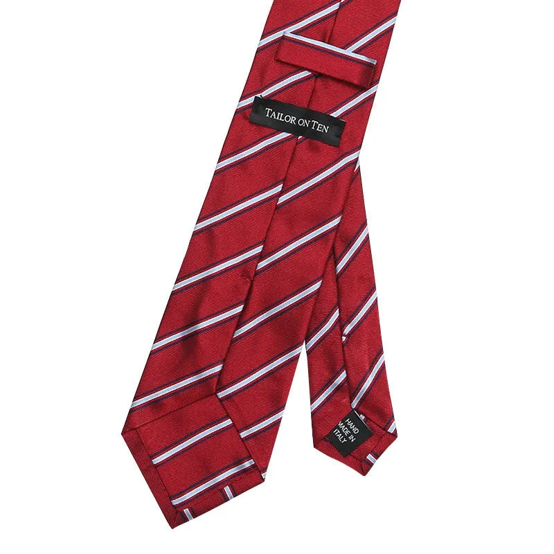 Cranberry Trieste Silk Tie