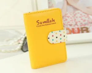 Cute Card Holder Photo Album for Fujifilm Instax Mini Films - Yellow