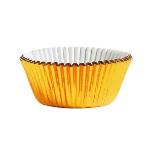 Gold Foil Cupcake Cases - 24 Pkt