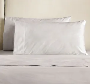 Hotel Luxury 1000THC Cotton Sateen King Pillowcase Pair Dove