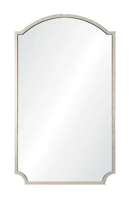 Large Antiqued Silver Wall Mirror by Mirror Home