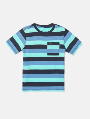 Little Boys Knowstone Crew Short Sleeve Tee - Blue Bird