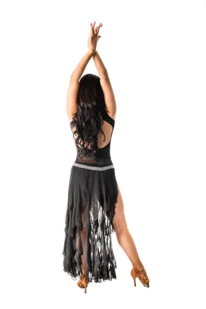 Long Ruffle Dance Skirt (CW150)