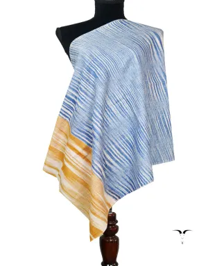 multicoloured striped pashmina stole 8475