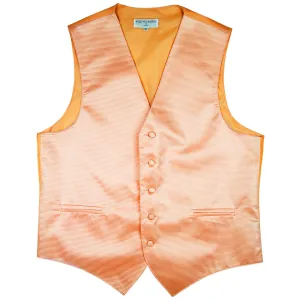 New formal men's tuxedo vest waistcoat only striped pattern prom wedding peach