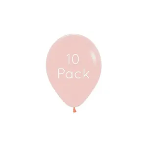 Pastel Matte Melon Mini Balloons - 10 Pkt