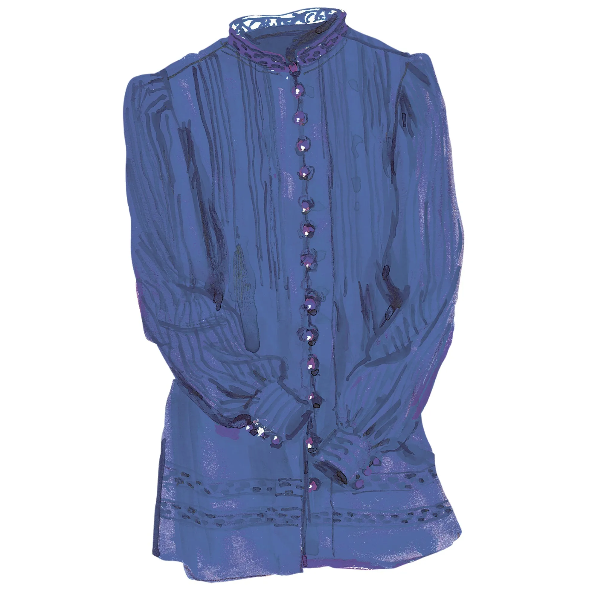 Pleated Blouse