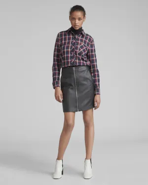 Rag & Bone - Heidi Leather Skirt Black