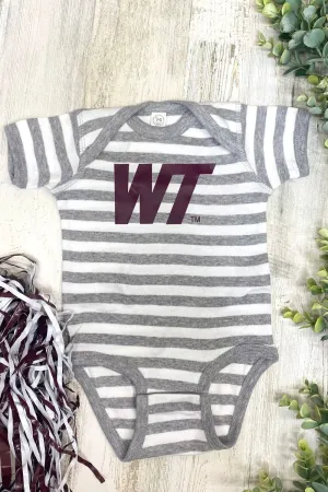 Slant WT Striped Onesie