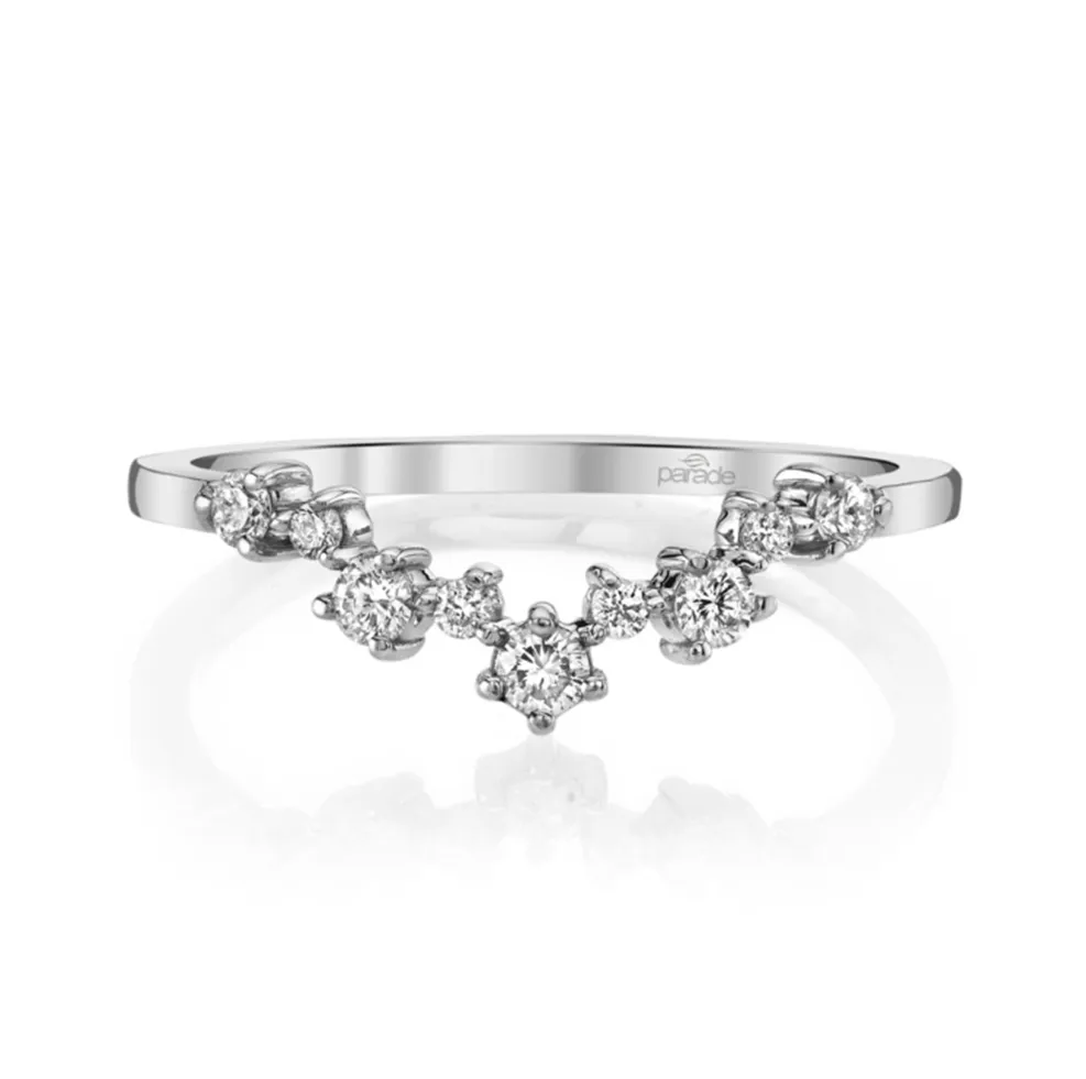 White Gold Diamond Constellation Ring